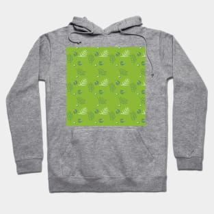 leaf pattern Hoodie